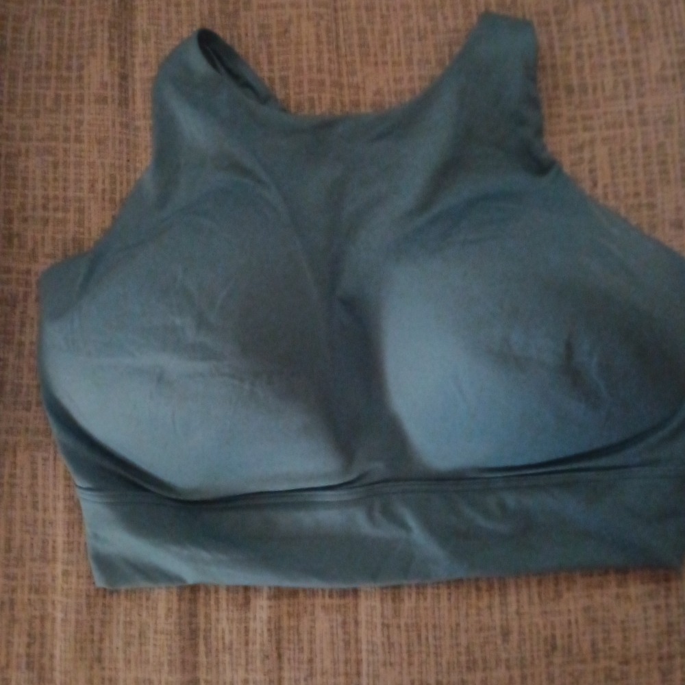 Victoria's Secret Blue Sports Bra Racerback Design